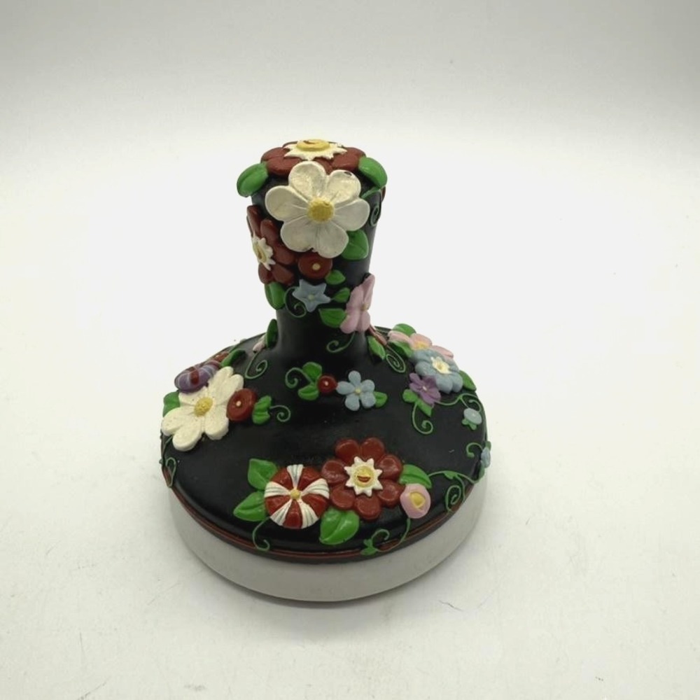 Mary Engelbreit Ceramic Cookie Press Mold‎ Collectible Floral Design 1999 No Box